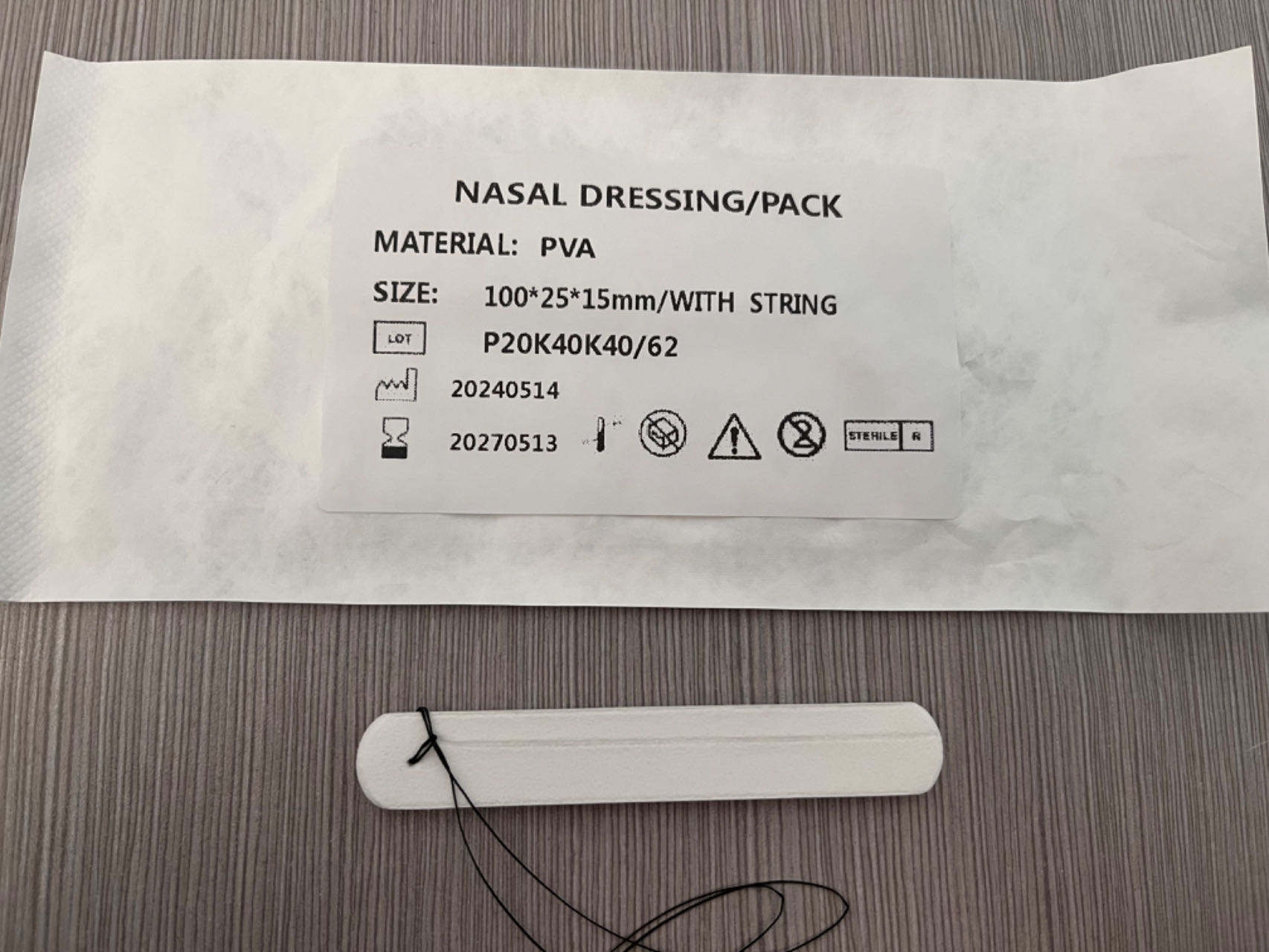 10.0*2.5*1.5cm with tube