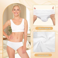Culottes jetables en coton de qualité stable, stériles et emballées individuellement, élastiques, pour commandes en gros et entreprises de vente au détail