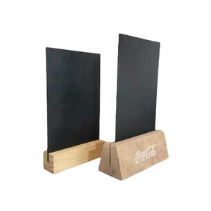 Base de madera para calendario, tablero de exhibición con base de madera maciza, soporte de exhibición para pizarra de escritorio, soporte de madera de haya, pizarra pequeña - Product Image 5