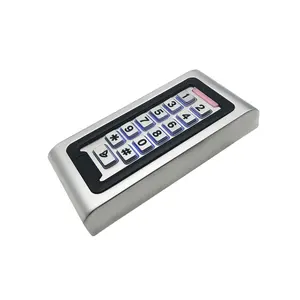 Vians Standalone IP68 Lector de tarjetas de metal RFID a prueba de agua WG26 2000 Usuarios Teclado de control de acceso a la oficina en casa