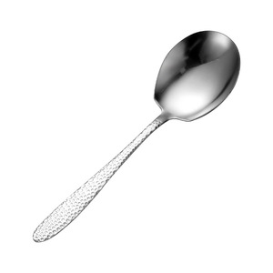 Hammer Patterned Thickened Stainless Steel Serving Spoon 201 Steel Buffet Service Restaurant Use - Product Image 5