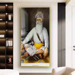 Galería Brillante: Exquisitas Pinturas en Porcelana de Cristal, Ambiente de Lujo para Sala de Estar, Cuadros Colgantes con Luces LED - Product Image 4