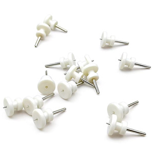 Mini Round <b>Nails</b> For <b>Wall</b> Hanging Photo Display 1-3kg Load Capacity ABS Material Single Hook Design - Product Image 3