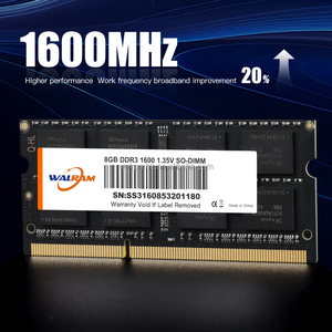Modules de RAM NB SO-DIMM DDR3L Walram 1066MHz/1333MHz/1600MHz 2GB/4GB/8GB 1.35V/1.5V pour ordinateur portable - Product Image 5