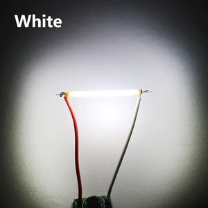 Filament <span class=keywords><strong>LED</strong></span> céramique COB 38 mm 3 V pour lampe de nuit DIY, <span class=keywords><strong>ampoule</strong></span> 2200K 6500K, puce source de lumière colorée rouge, bleue, rose, violette - Product Image 5