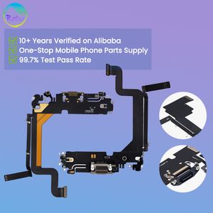 สายชาร์จแบบยืดหยุ่นสำหรับเปลี่ยนอะไหล่ iPhone 14 Pro Max ช่องเสียบ USB-C พร้อมไมโครโฟนและเสาอากาศ - Product Image 1