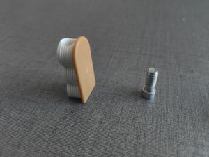 ตัวเชื่อมต่อแผ่นพลาสติกแบบโมเดิร์น อุปกรณ์เสริมสำหรับเฟอร์นิเจอร์ ตัวยึดตู้เสื้อผ้า สกรูห้องนอน ฮาร์ดแวร์ประตู GQK - Product Image 6