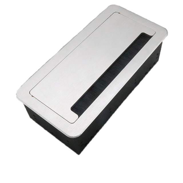 Office Conference System Popular Tabletop Multimedia Power Box With Flip up Open Cover
