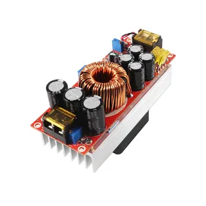 1800W 40A CC CV Boost Converter DC-DC Catu Daya Yang Dapat Disesuaikan Modul DC 10V-60V untuk 12V-90V DIY Kit Listrik Unit Modul