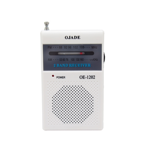 OE-1202 Classic Vintage Mini Portable Radio with Earphones