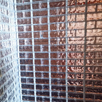 Brique murale rectangulaire en verre cristal Art Déco moderne, décoration intérieure durable de haute qualité, tailles personnalisées, cadeau de baptême, de retraite, de Diwali