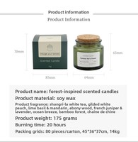 Lilin Aromaterapi Lilin Kedelai Beraroma Terlaris Bentuk Silinder Lime Basil Citrus untuk Hadiah Pernikahan Hari Valentine