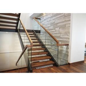 CBMMart Luxe Matériaux Mixtes Acier Verre Incurvé Designer Appartements Haut de Gamme <span class=keywords><strong>Escalier</strong></span> - Product Image 6