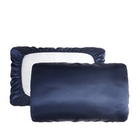 Housse de coussin décorative antistatique lavable en satin élastique, multicolore, brillante, pour la maison, vente en gros