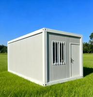 Casa contenedor móvil personalizable (modular) de 20 pies para sitios de construcción