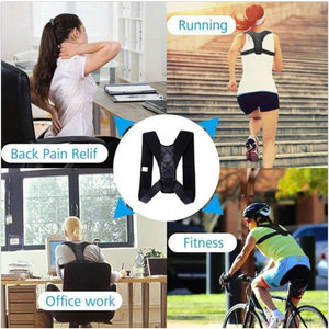 Échantillon <span class=keywords><strong>gratuit</strong></span> Logo personnalisé Correcteur de posture Correcteur de dos réglable pour homme femme respirant améliorant la posture - Product Image 6