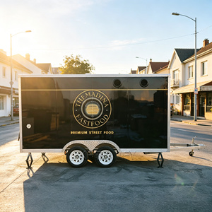Turnkey Ice Cream Trailer Fully Equipped Pizza Food Truck Compact Smoothie VIN Catering Cart - Product Image 1