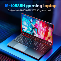Ordinateur portable de jeu de 16,1 pouces, processeur Core I9 10885H I7-10750H, GTX 1650 4G IPS 1920x1080 144Hz, Ultrabook, Win11, ordinateur portable pour joueurs