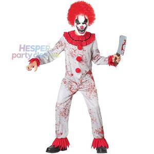 Disfraz de Payaso Terrorífico de Halloween HP con Máscara de Terror y Machete para Niños, Accesorio de Poliéster para TV y Cine - Product Image 1
