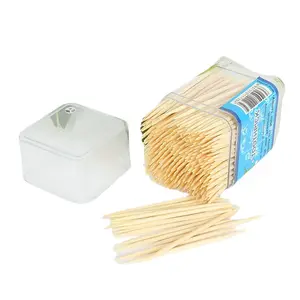 Eco-friendly 65mm disposable Natural Bamboo Toothpick Cocktail Toothpicks In Bulk