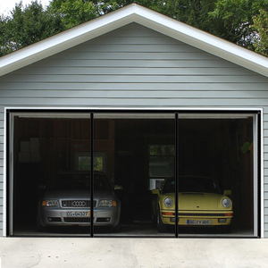 Rideau de porte de <span class=keywords><strong>garage</strong></span> magnétique anti-moustique en fibre de verre ruban magique sans trou rideau de porte multi-ouverture anti-poussière - Product Image 1