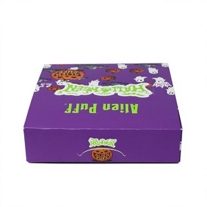 Papier à rouler Alien Puff Halloween violet king size, gomme arabique naturelle, combustion lente, premium, ultra fin, personnalisable avec votre logo - Product Image 5