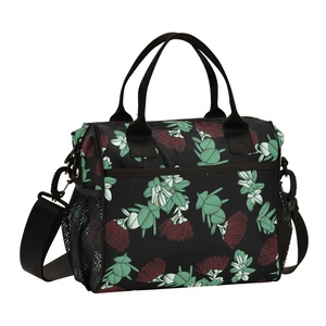 Sac isotherme Aloha Collection Ohia Lehua, motif floral, pour la plage, avec logo personnalisé, sac à déjeuner isolé pour femmes - Product Image 1