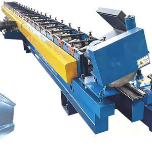 מכונת עיצוב פרופילים מפלדה צבעונית לתחתית תריס גלילה עם מיסב וגלגל שיניים, מנוע 5.5 קילוואט - Product Image 1