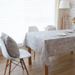 2025 américain <span class=keywords><strong>pays</strong></span> Style créatif <span class=keywords><strong>journal</strong></span> 100% coton lin nappe Photo accessoires usage domestique en gros - Product Image 6