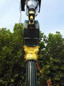 Reloj de Jardín Decorativo de Metal para Calles Urbanas, Diseño de <span class=keywords><strong>Arquitectura</strong></span> Paisajística para Edificios de Jardín - Product Image 6
