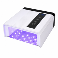 Lampe à ongles sans fil 108W UV LED rechargeable avec poignée pour la manucure en salon, le nail art et le séchage du vernis gel à domicile