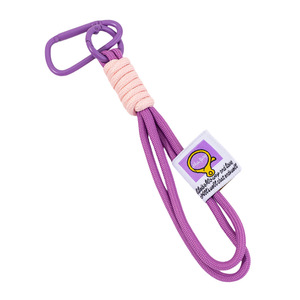 Handmade Braided Nylon Rope Keychain and Wrist Strap Portable Mobile Phone Case with Durable Carabiner DIY Woven Lanyards