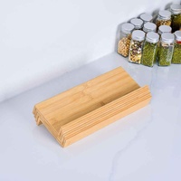 Organisateur de tiroir à épices empilable Porte-épices en bois Porte-épices Organisateur Accessoire de cuisine
