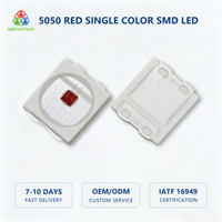 Puce LED SMD 5050 rouge 3W haute puissance pour éclairage de culture et feux de freinage automobiles