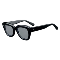 Lunettes Rétro Carrées en Acétate Bleu Grandes Montures Européennes Américaines pour Myopie Verres Anti-Lumière Bleue Lecture Tendance