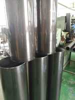 Tube en fibre de carbone 3K sur mesure, extra large, haute résistance, léger, 100-2800°C, prix avantageux pour les commandes importantes, directement de l'usine