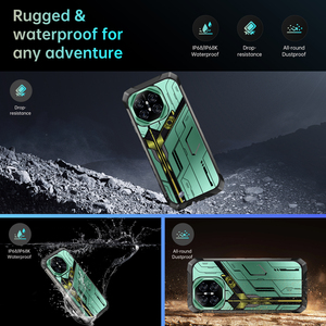 โทรศัพท์มือถืออัจฉริยะ All-Specs Powerhouse รุ่นทนทาน G85 Octa Core Android 14.0 <span class=keywords><strong>8G</strong></span>+128GB กล้อง 32MP+64MP แบตเตอรี่ 10000mAH กันน้ำมาตรฐาน IP68 - Product Image 4