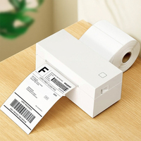 Faible MOQ, Rouleau de papier autocollant thermique direct 4x6, 350 pièces, imperméable, pour codes-barres, emballage de supermarché, personnalisé