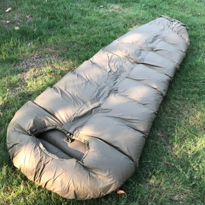 Saco de Dormir de Plumón de Alta Resistencia para Expediciones con Cremallera Frontal y Deslizador Antienredos para Equipo Táctico - Product Image 3