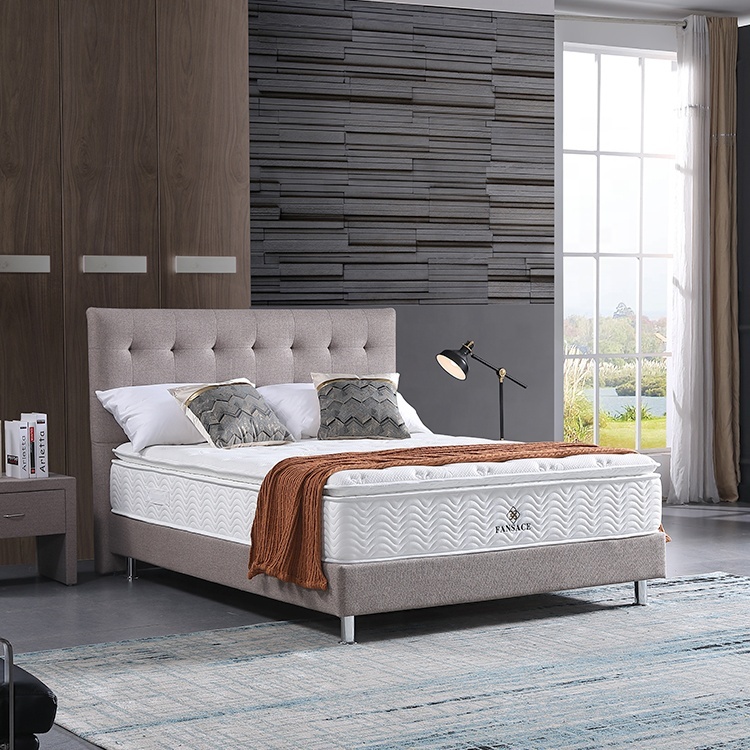 Grand Double King Size à Ressorts Ensachés En Mousse à Mémoire De Matelas