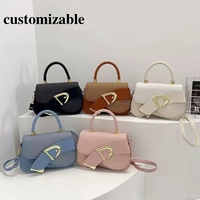 Sac à Main Épaule Matelassé Personnalisé en Cuir PU pour Femme, Bandoulière Chaîne, Sac Bandoulière Minimaliste, Fourre-Tout Tendance Minimaliste