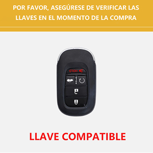 Funda de Silicona para Llave de Coche Compatible con Honda Civic HR-V CR-V <span class=keywords><strong>2023</strong></span> 2026 Sport SI EX EX-L Touring Pilot, Accesorios para Llaves de Coche - Product Image 2