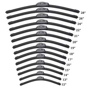 ASLAM Venta caliente de alta calidad limpiaparabrisas universal para el parabrisas del coche escobillas limpiaparabrisas sin hueso - Product Image 1
