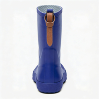 Bottes de pluie en caoutchouc pour femmes et hommes, imperméables en PVC, séchage rapide, bottes de sécurité en tissu