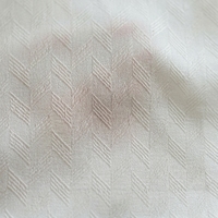 Voilages blancs unis DaiRui en vrac avec motif chevron et œillets pour hôtels et salons – Rideaux sur mesure