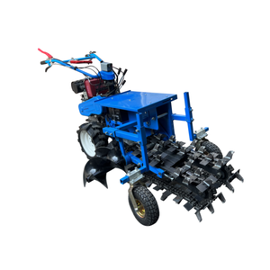 Mini trancheuse 7HP trancheuse 100mm largeur 450mm trancheuse à chaîne profonde - Product Image 4