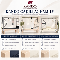 Table de Trapeze Pilates KANDO (Bois) – Équipement d'entraînement multifonctionnel pour studios commerciaux