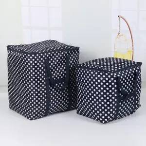 批发可重复使用的三层结构杂货手提袋购物容器野餐篮，带加固坚固的长柄
