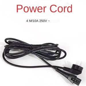 สายไฟต่อปลั๊กยุโรปได้รับการอนุมัติสีดำ - Product Image 6