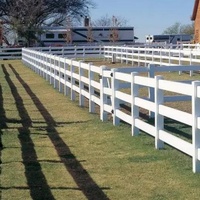 Cercas de WPC de Fácil Instalación para Caballos con Tamaño Personalizado y Diseño Flexible para Pistas de Carreras